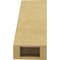 Ekena Millwork 5-inch W x 10-inch D x 10-inch H Westlake Rough Cedar Woodgrain TimberThane Knee Brace, Primed BRCUR05X10X10WTLRCPR - alternate 2
